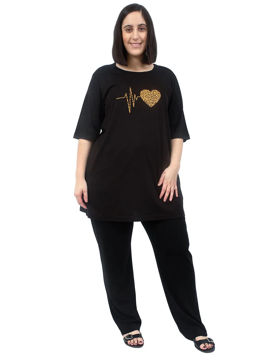 Ebony Track Pant - Black