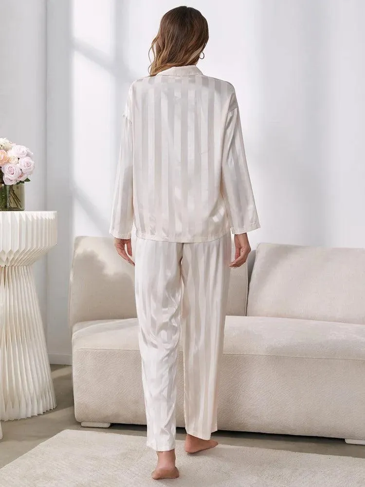 Emory Silky Striped Pyjamas