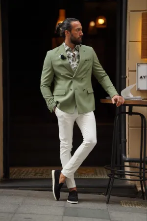 Evo Green Slim Fit Combination Suit for Every Occasion