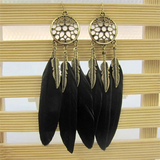 Feather Bohemian Earrings