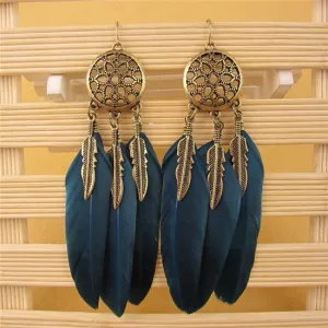 Feather Bohemian Earrings