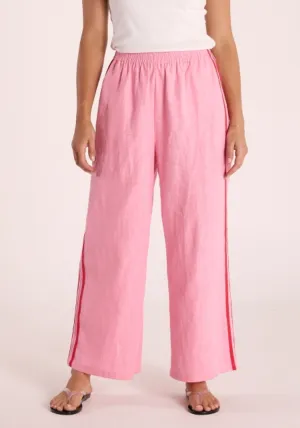 FEATHER   NOISE PARKER CROPPED PANT - PINK