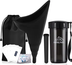 Female Urinal, Silicone Standing Pee Funnel Portable Female Urination Device Reusable for Road Trip,Travel, Camping Gear Essentials Urinal for Women with Cup