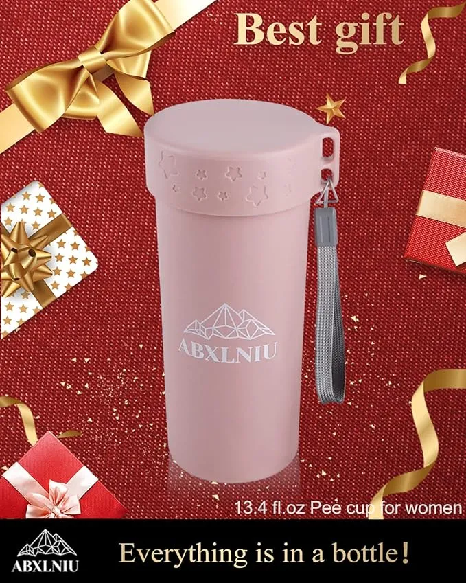 Female Urination Device with Cup, Female Urinals Portable Pee Funnel for Women - Standing Up to Pee Anywhere, Womens Pee Funnel Camping/Hiking Gear Gifts for Women