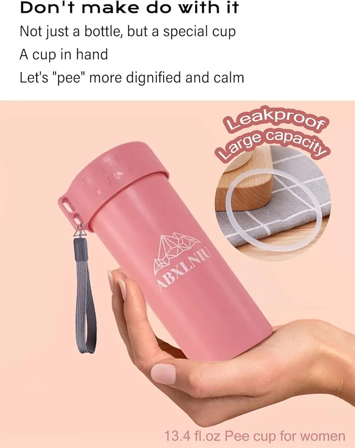 Female Urination Device with Cup, Female Urinals Portable Pee Funnel for Women - Standing Up to Pee Anywhere, Womens Pee Funnel Camping/Hiking Gear Gifts for Women