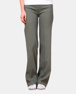 FLAVIA LINEN PANT IN OLIVE GREEN
