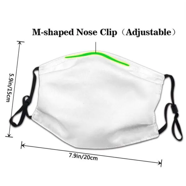 Football Face Mask Jaguars 3 Packs Washable Reusable Total With 6 Filters Breathable Sports Women Men Face Cover