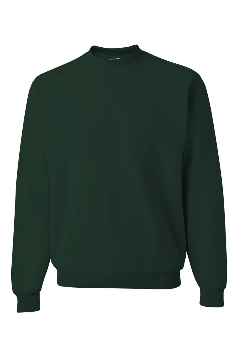 Forest Green You Design It Embroidered Side Bows Unisex NuBlend Crew Sweatshirt *Customize Your Text and Bows