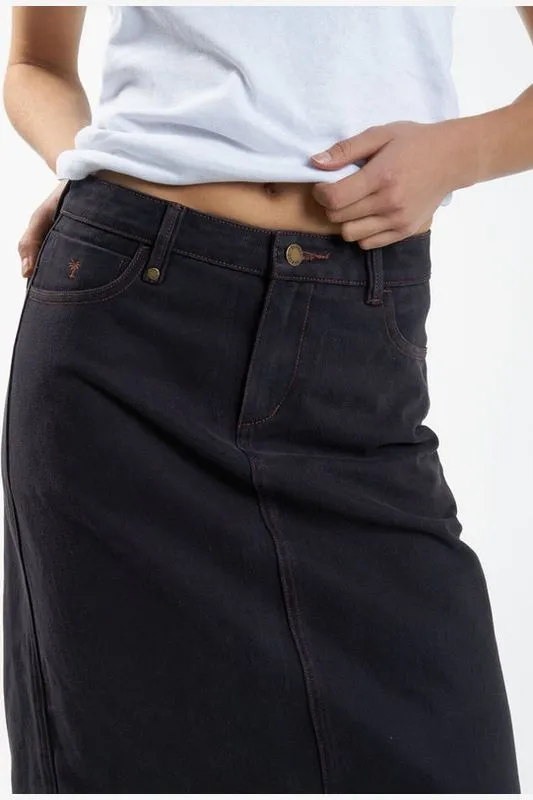 FRANKIE SKIRT - MIDNIGHT BLUE