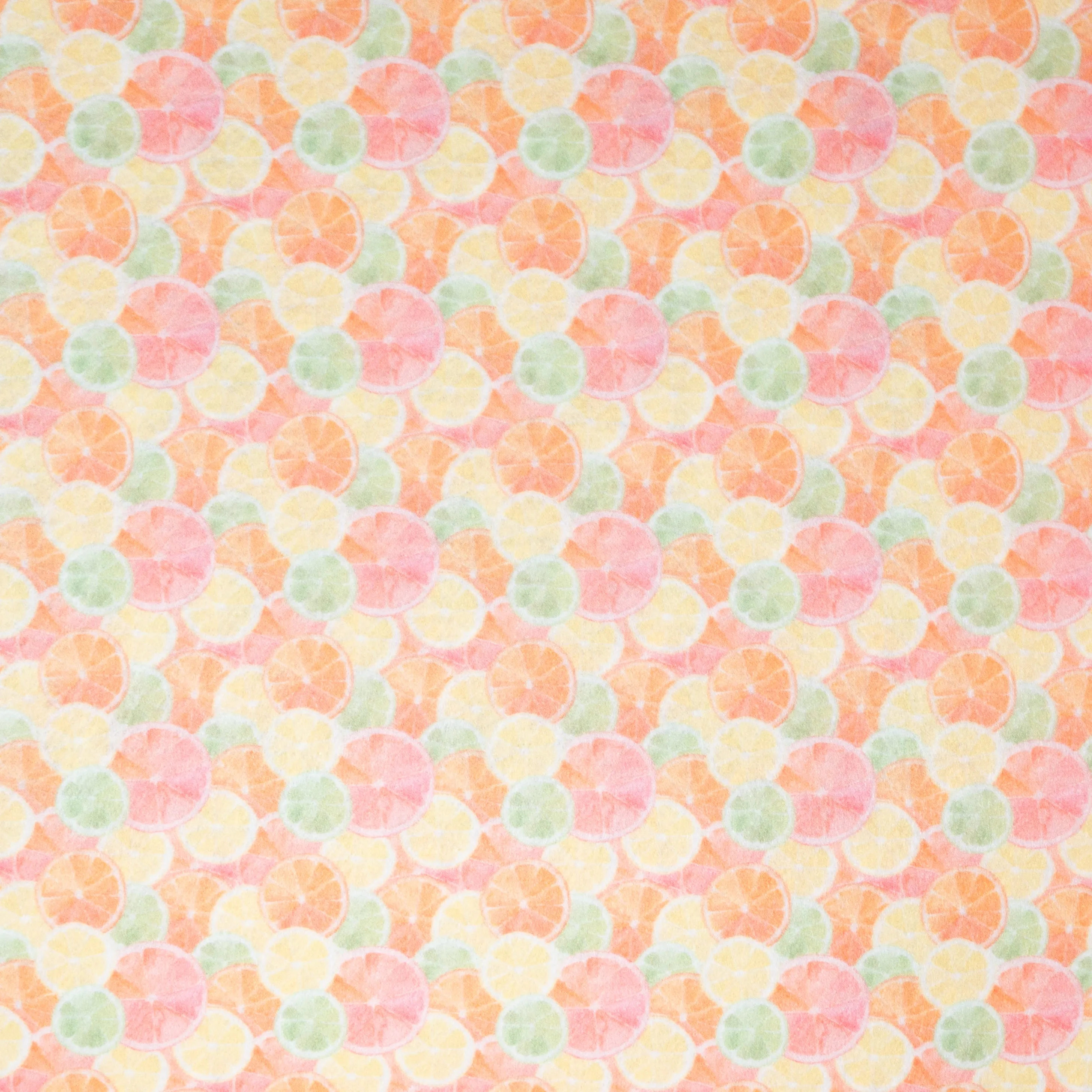 Fruit Basket Printed Felt Collection/ Sheets