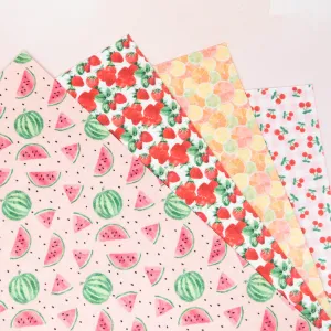 Fruit Basket Printed Felt Collection/ Sheets