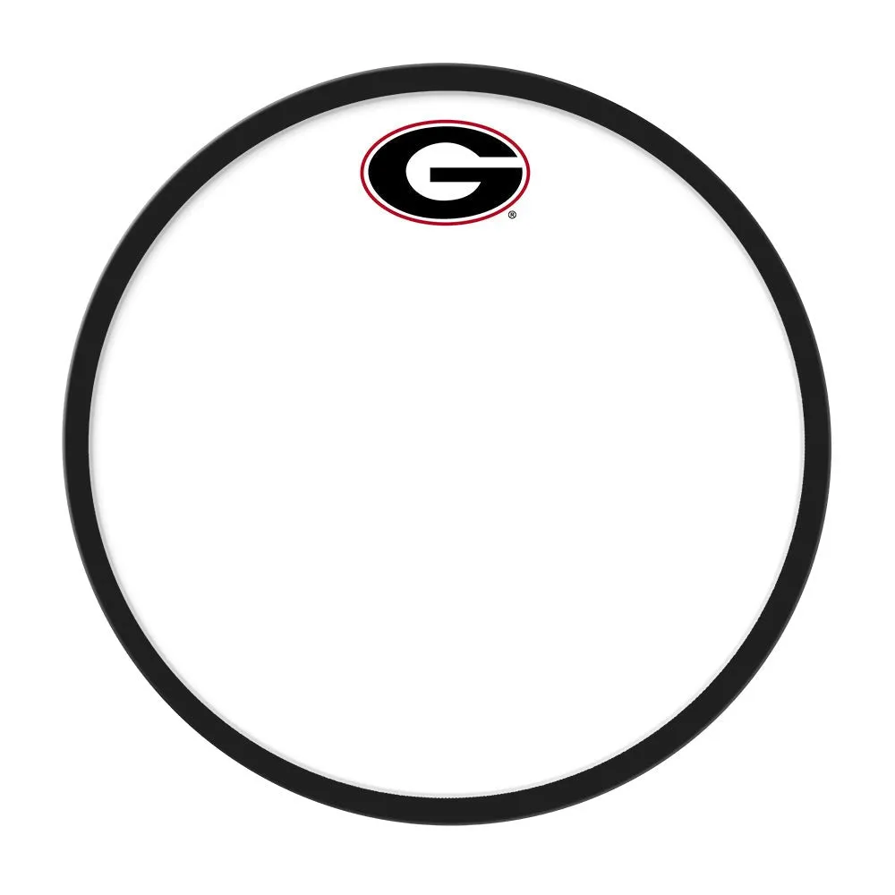 Georgia Bulldogs: Modern Disc Framed Dry Erase Board