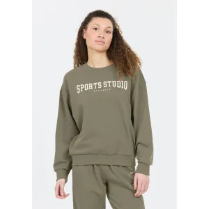 Giannis Sweatshirt With Crew Neck - Smokey Olive