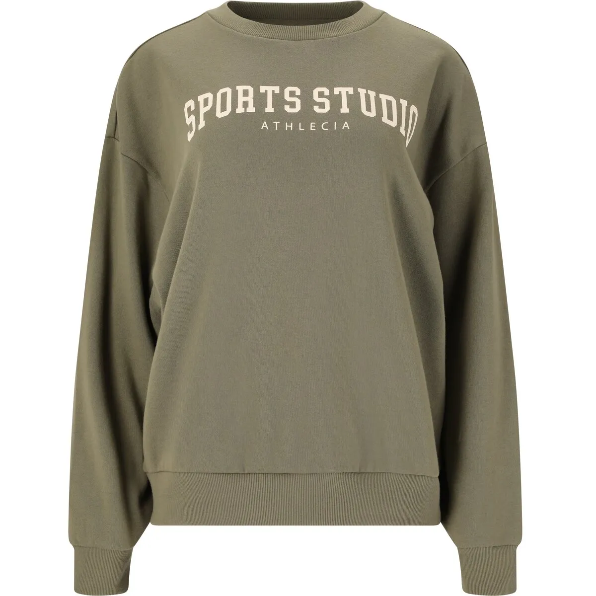 Giannis Sweatshirt With Crew Neck - Smokey Olive