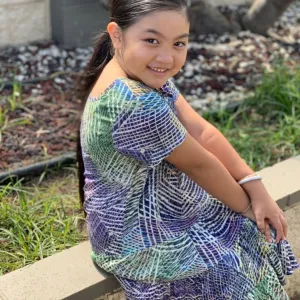 Girls' Hattie Dress: XS(4/5) - L(12/14) - Hibiki