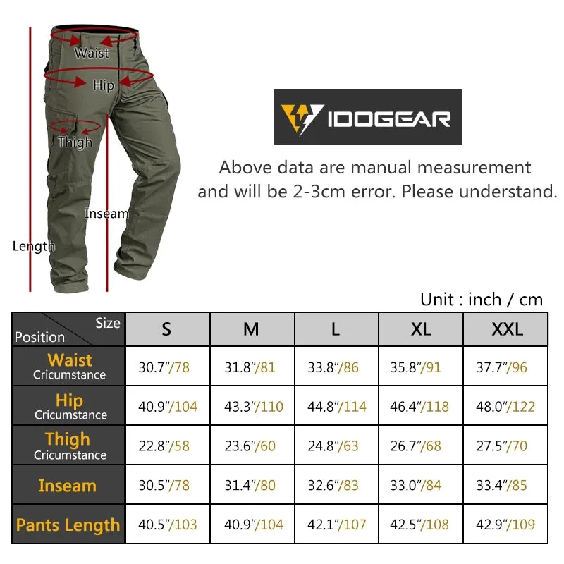 GL Tactical Pants Lightweight Combat Pants Slim Fit St 3204