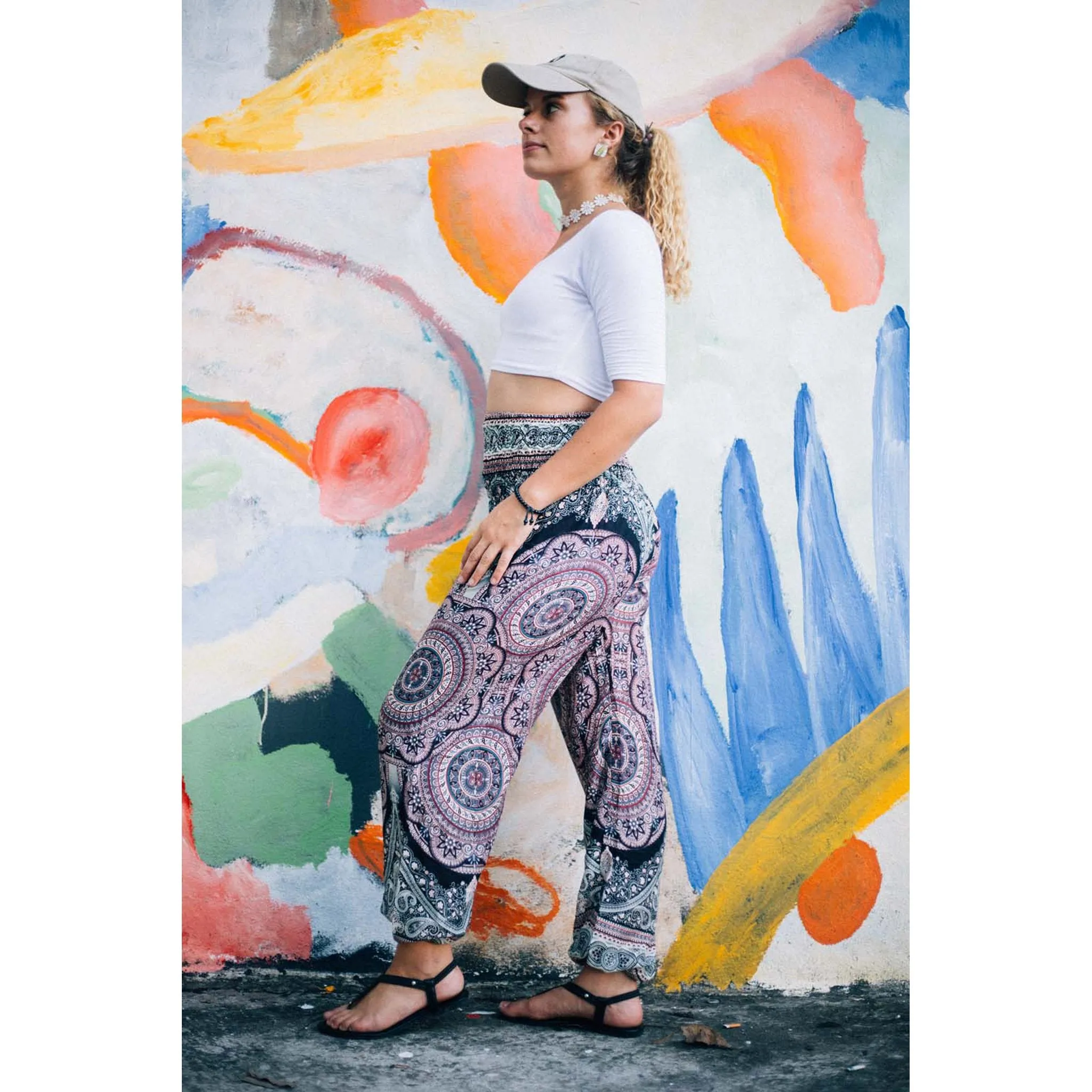 Gypsy Pants - Temple Mandala Black