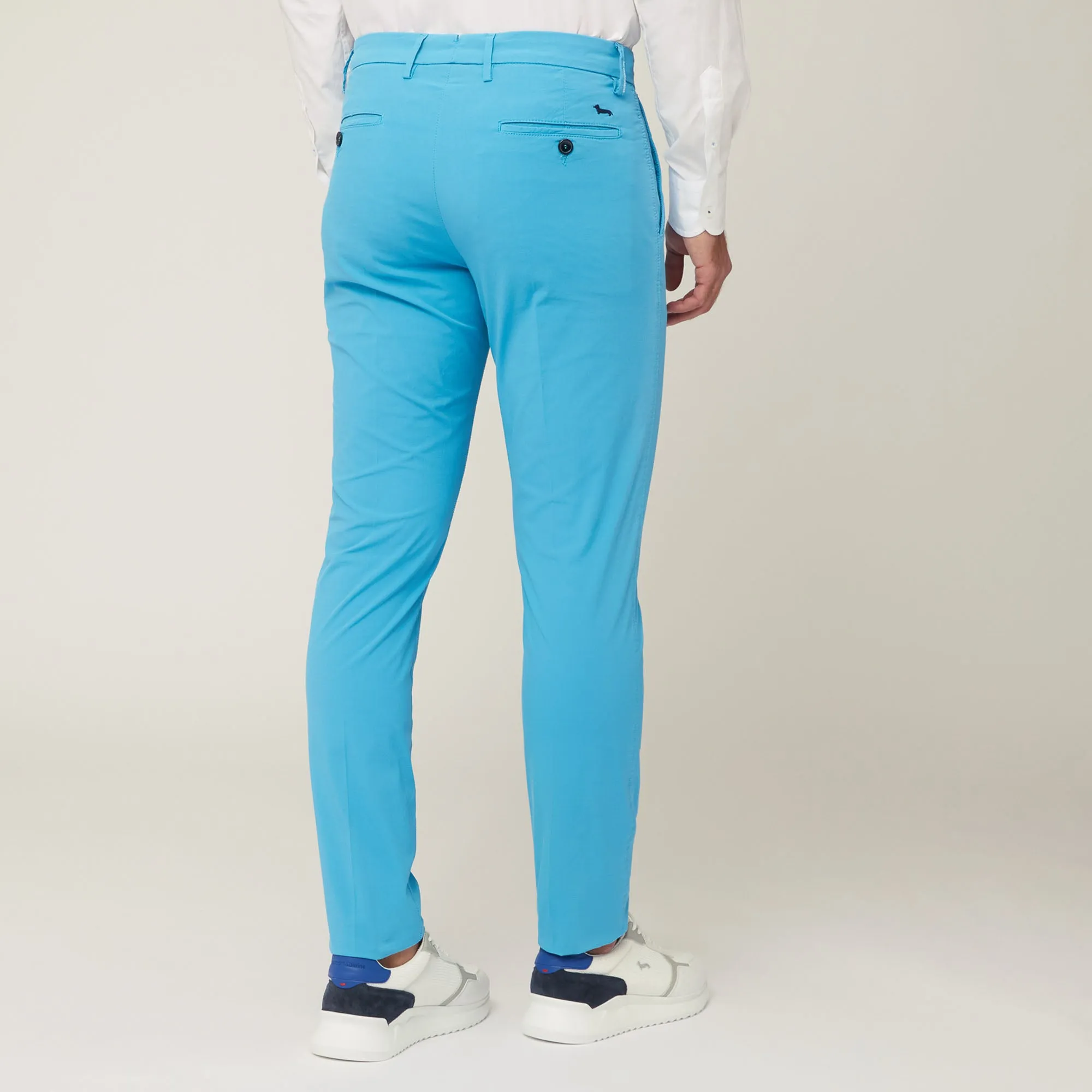 Harmont & Blaine Narrow Chino Pants - Light Blue