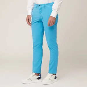 Harmont & Blaine Narrow Chino Pants - Light Blue