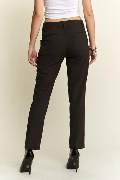 Hazel Blues® |  ADORA Zipper Skinny 2 Pockets Pants