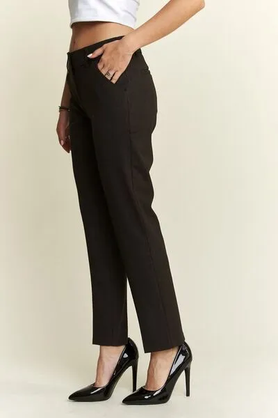 Hazel Blues® |  ADORA Zipper Skinny 2 Pockets Pants