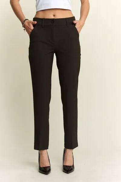 Hazel Blues® |  ADORA Zipper Skinny 2 Pockets Pants