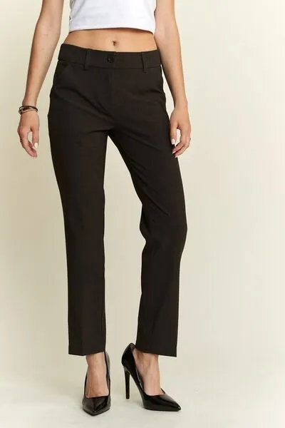 Hazel Blues® |  ADORA Zipper Skinny 2 Pockets Pants