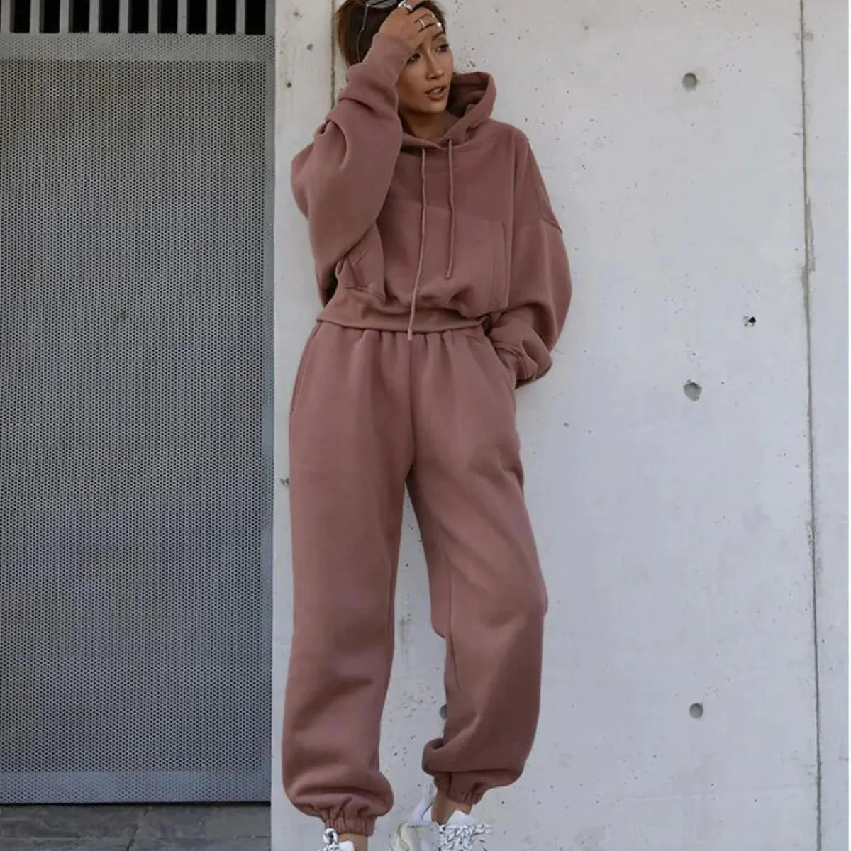 Hooded Sports Casual Suit