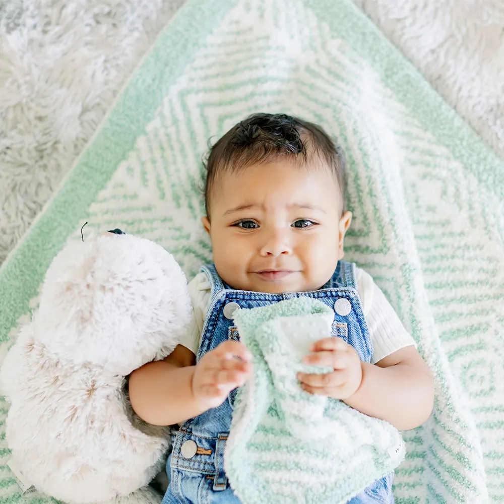 Hugga Blanket in Zebra Geo