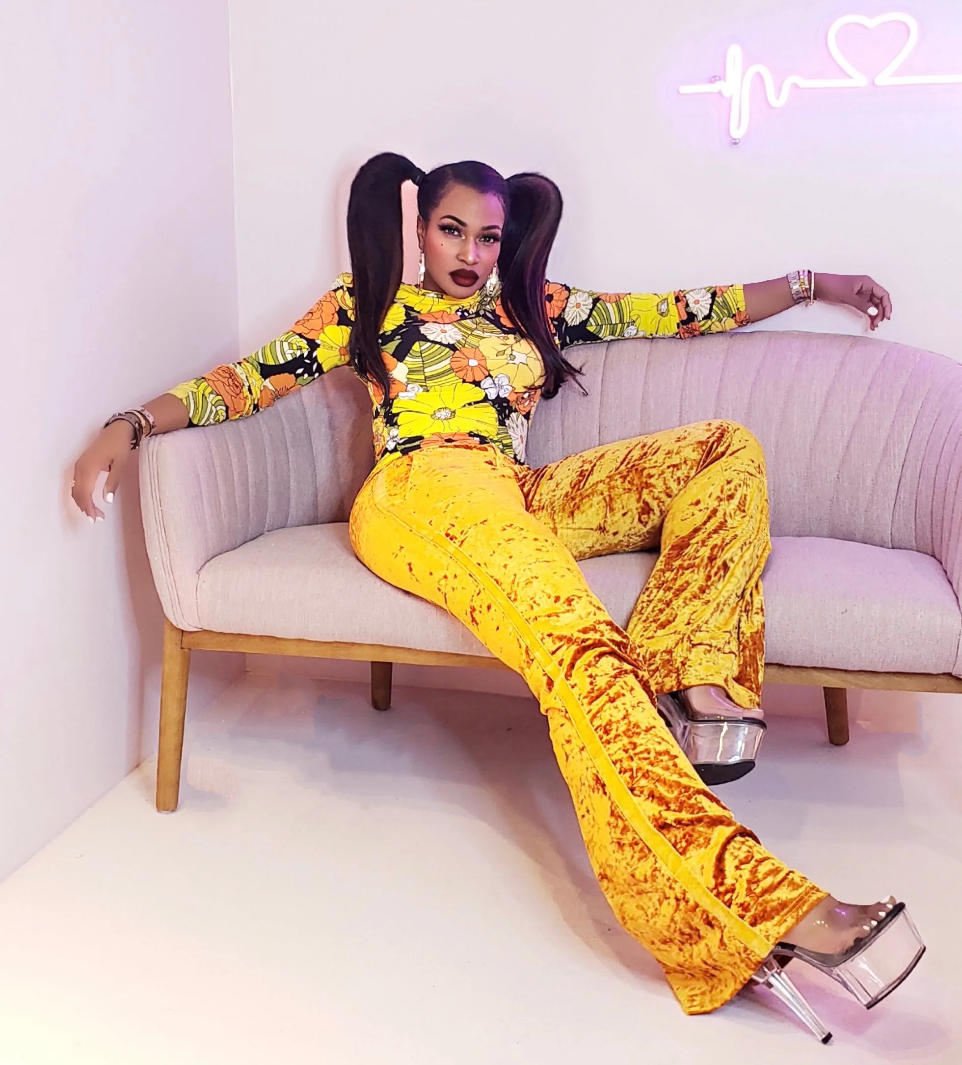 HUSTLE HONEY | TUXEDO PANTS