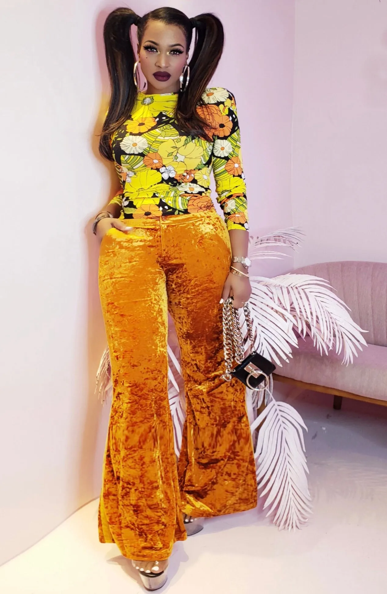 HUSTLE HONEY | TUXEDO PANTS