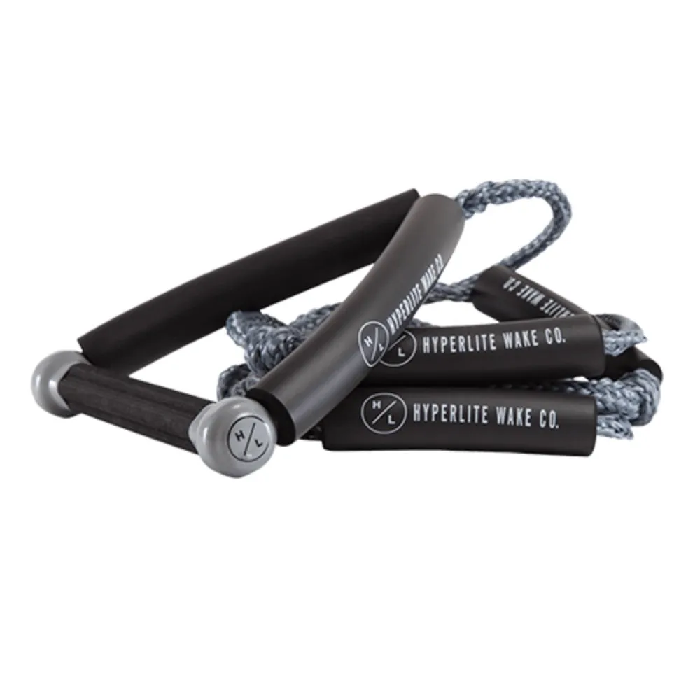 HYPERLITE 20' SURF ROPE W/ HANDLE GREY