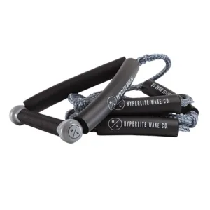 HYPERLITE 20' SURF ROPE W/ HANDLE GREY
