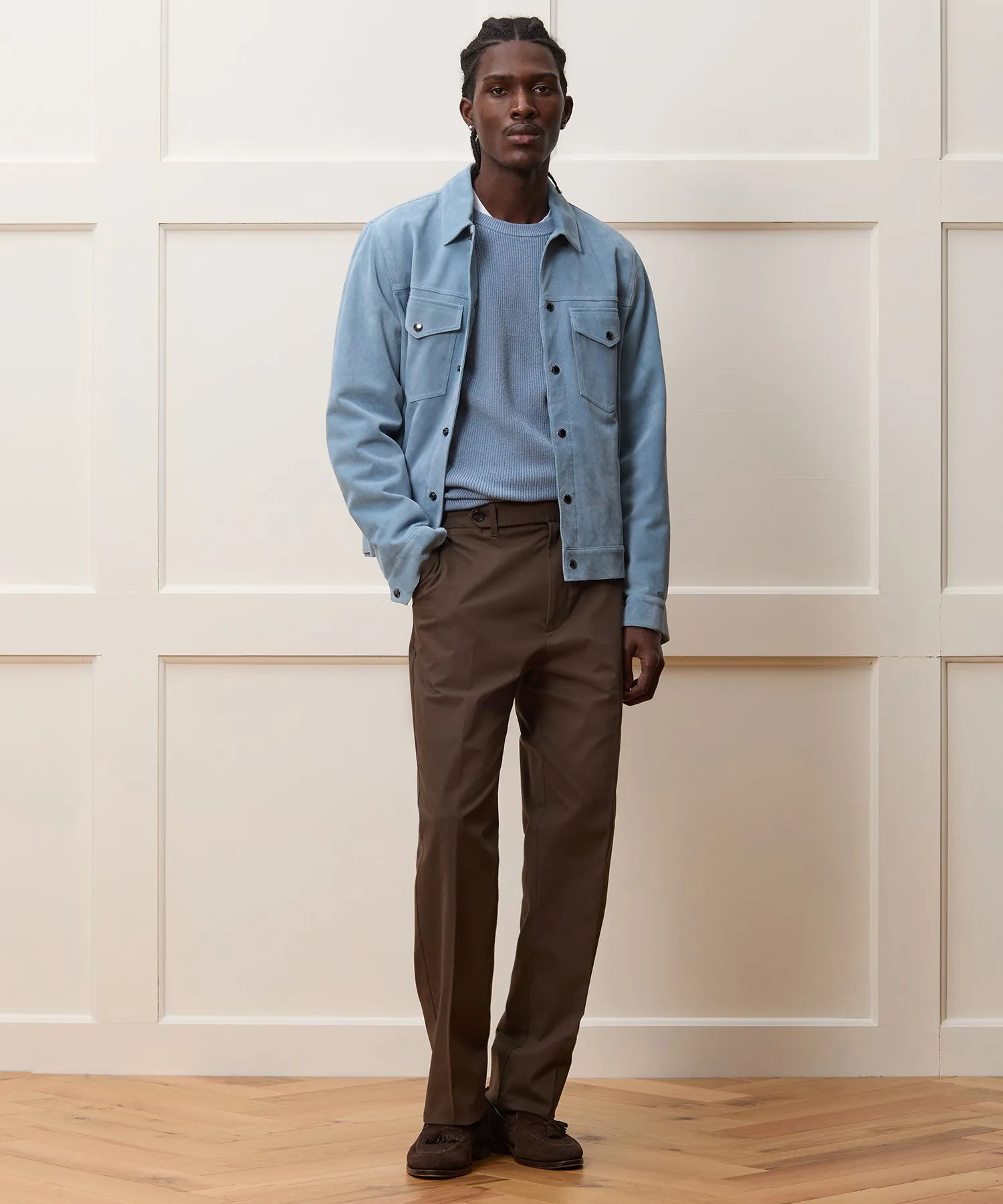 Italian Cotton Tab Chino