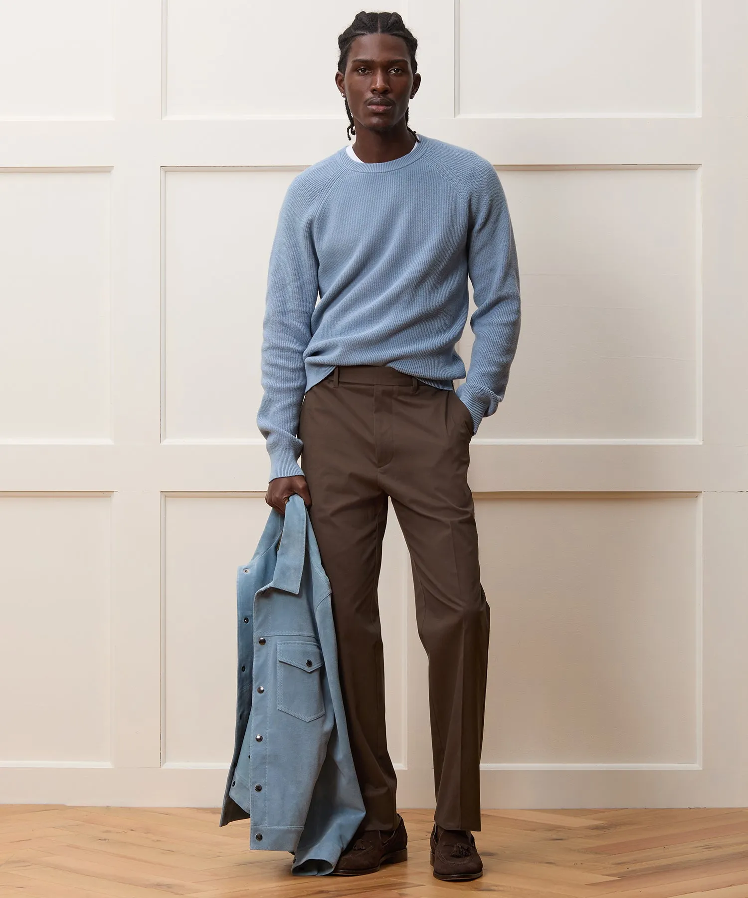 Italian Cotton Tab Chino