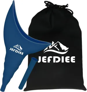 JefDiee Female Urination Device,Silicone Pee Funnel for Women,Female Urinal Women Pee Funnel Allows Women to Pee Standing Up