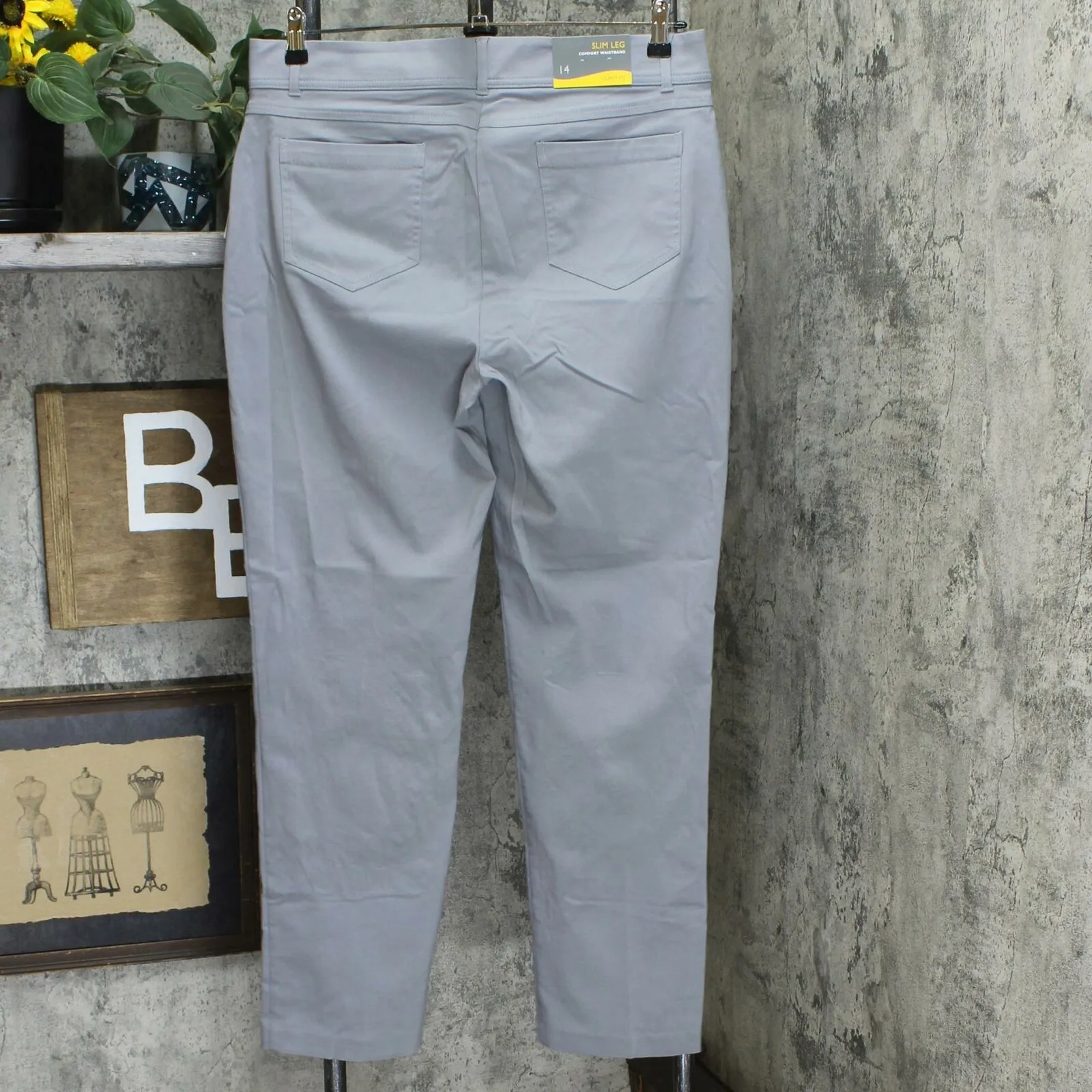 JM Collection Women's Regular Length Curvy-Fit Pants
