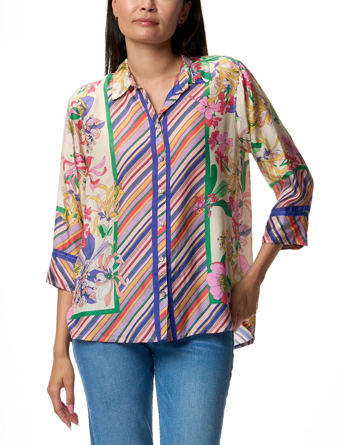 Johnny Was Petalunah Blouse - Aldrich C14624-4