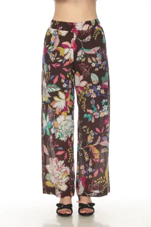 Johnny Was Workshop Arabella Silk Printed Lounge Pants Boho Chic W68222-E