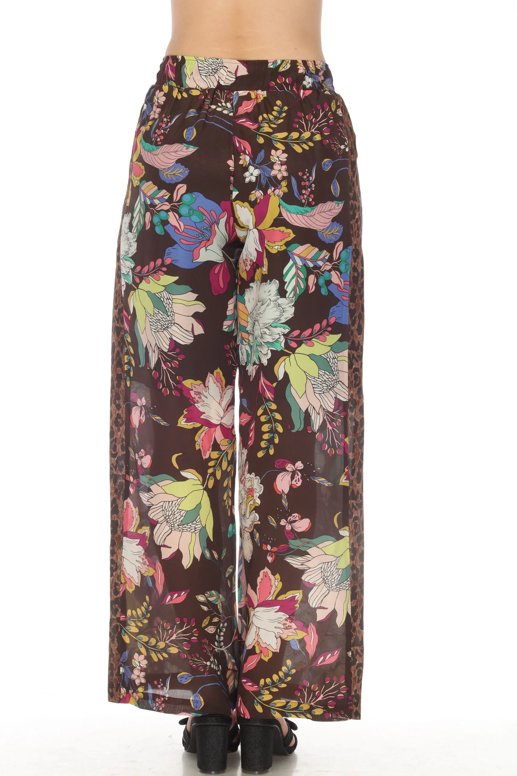 Johnny Was Workshop Arabella Silk Printed Lounge Pants Boho Chic W68222-E