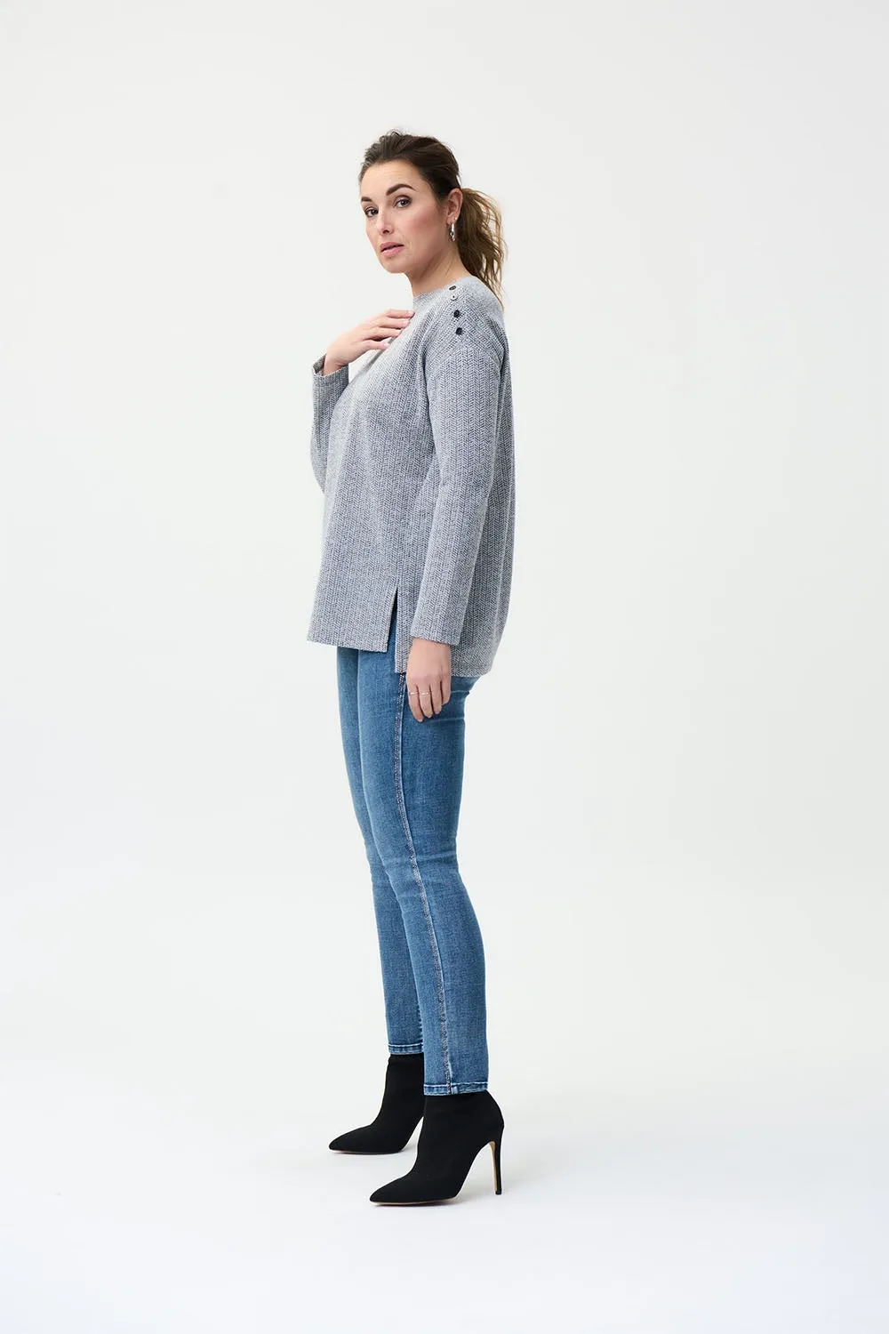 Joseph Ribkoff Diamonte Edge Jeans Jr224954