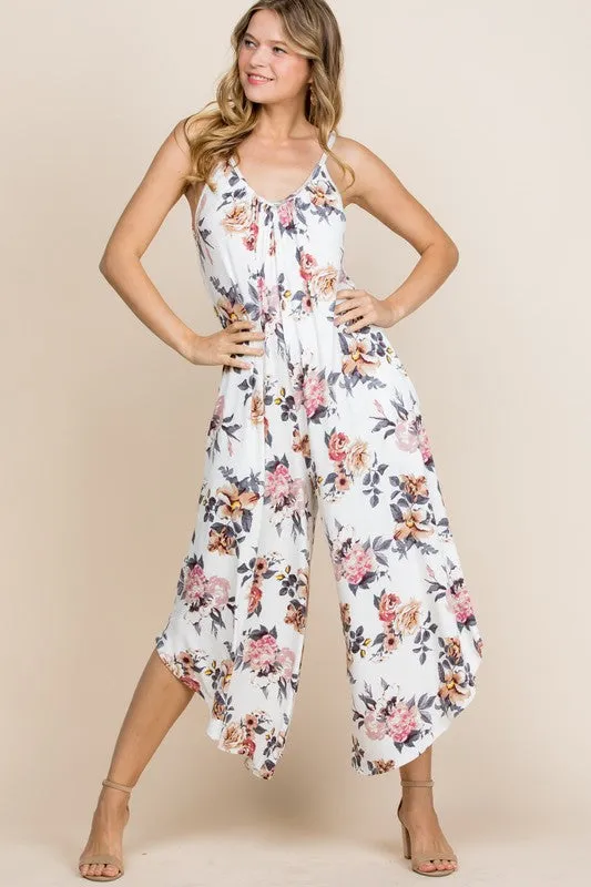 JUST BECAUSE FLORAL JUMPER
