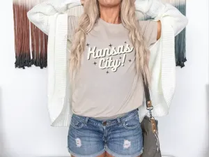 Kansas City Stars Tan Graphic Tee