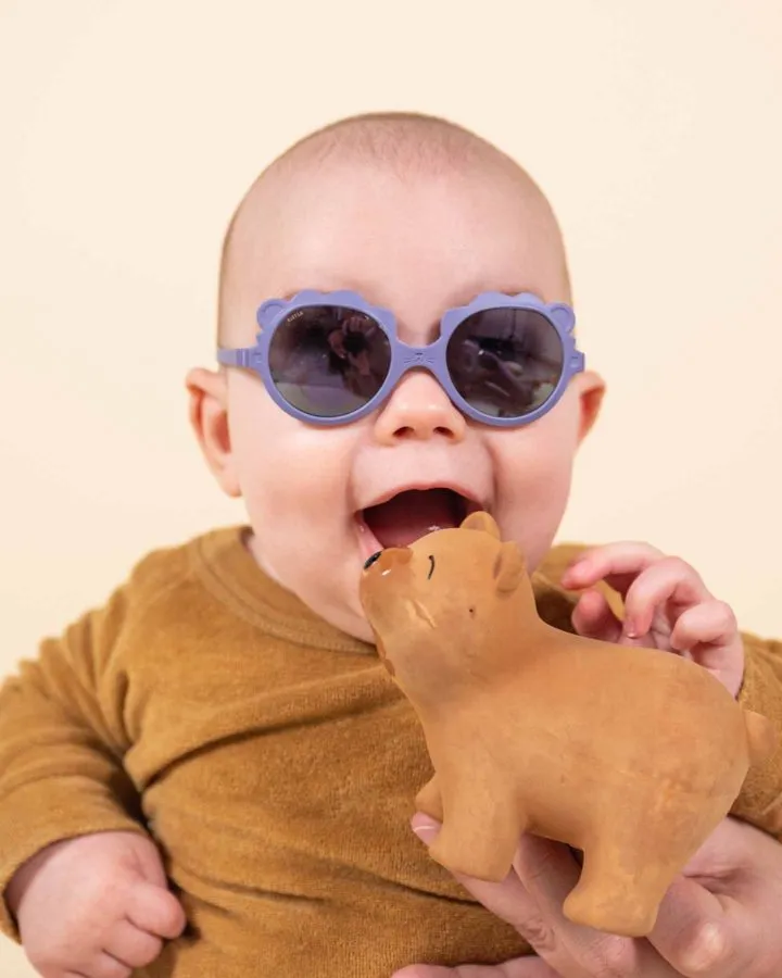 Ki ET LA Baby Sunglasses Lion 0-1 year old - Lilac