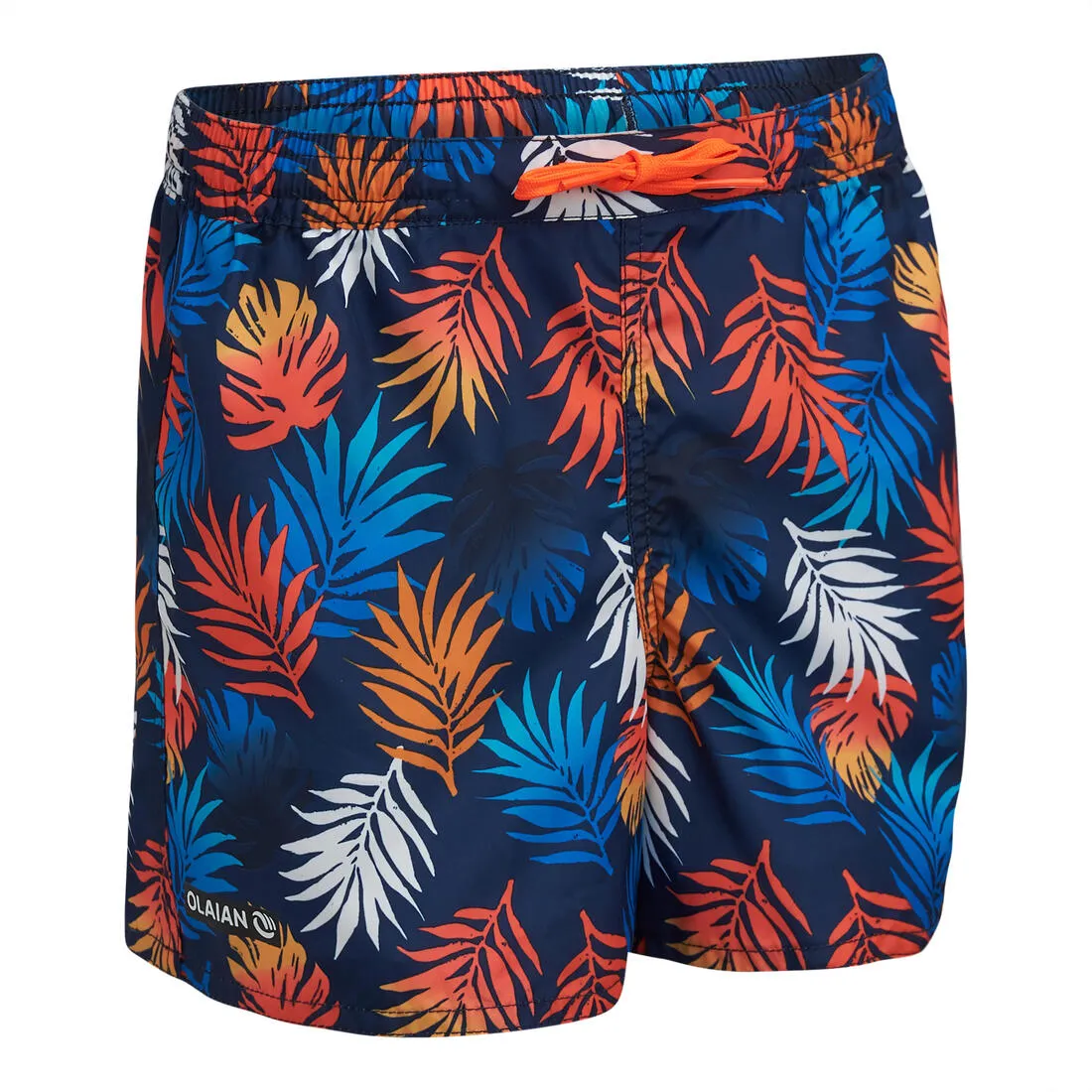 Kids’ swim shorts 100 - striped
