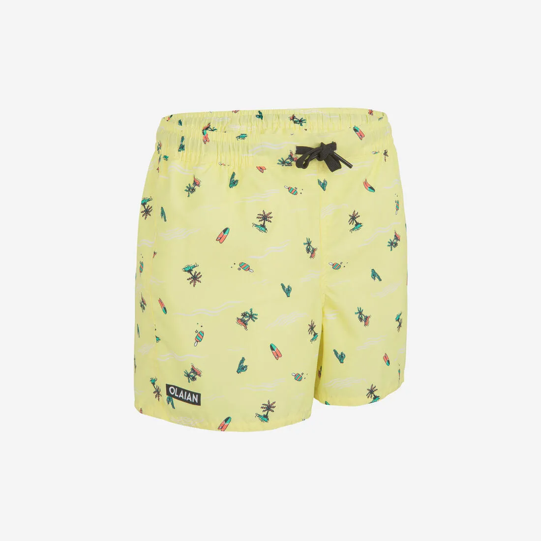 Kids’ swim shorts 100 - striped