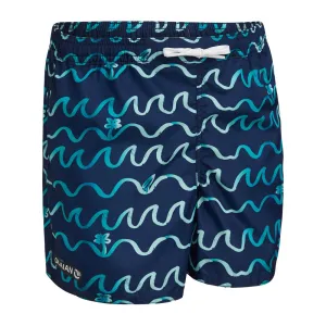 Kids’ swim shorts 100 - striped