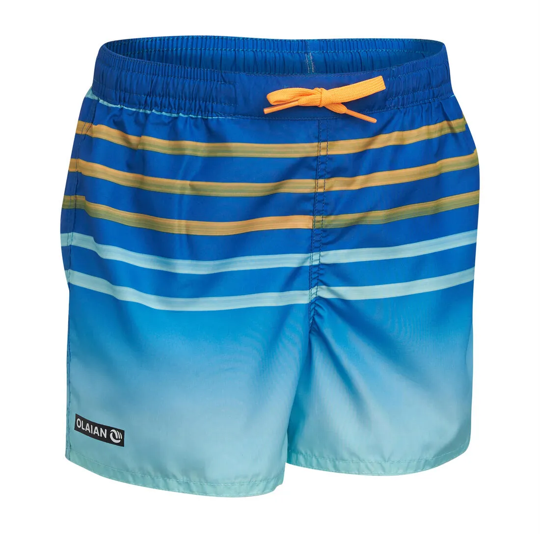 Kids’ swim shorts 100 - striped