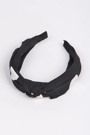 Knotted Dot Fabric Headband