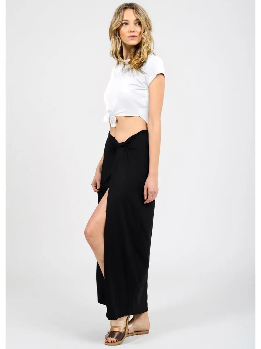 Laguna Tie Knot Top White